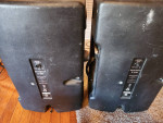 Electric Voice S200 PA Speakers-read