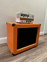 Orange Tiny Terror with cabinet
