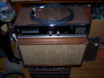 Lafayette SR-30 8 Track Stereo Receiver & 2 Bookshelf Speakers