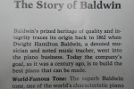 Baldwin Piano, High Quality Tone / Sound