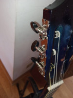 Blue Nylon String Guitar, exc cond