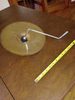 12.5" splash cymbal with mounting hardware