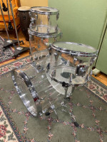 1960's Zickos Acrylic Clear Drums (18” floor tom)