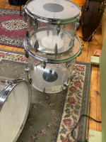 1960's Zickos Acrylic Clear Drums (18” floor tom)