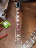 Neck, head, and tuners for a vintage Epi 12 string acoustic