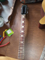 Neck, head, and tuners for a vintage Epi 12 string acoustic