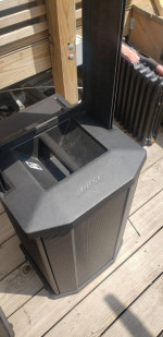 Bose F1 subwoofers and 812 line array tops.