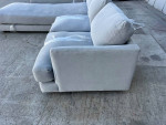 West Elm Haven 2 Piece Terminal Chaise Sectional Sofa (Canvas, Gray)