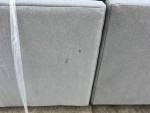 West Elm Haven 2 Piece Terminal Chaise Sectional Sofa (Canvas, Gray)