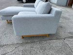 West Elm Eddy Flip Sofa Sectional ( Canvas, Gray)
