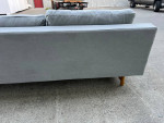 West Elm Eddy Flip Sofa Sectional ( Canvas, Gray)