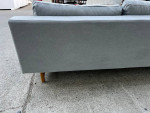 West Elm Eddy Flip Sofa Sectional ( Canvas, Gray)