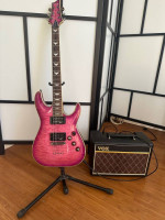 Schecter Guitar Research Omen Extreme-6 Electric Guitar Electric Magenta