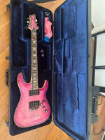 Schecter Guitar Research Omen Extreme-6 Electric Guitar Electric Magenta