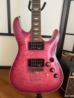 Schecter Guitar Research Omen Extreme-6 Electric Guitar Electric Magenta