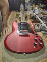 SG = Rock Solid Body Guitar insane sustain or Cover Buckers setup 100%