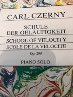Czerny School of Piano Velocity -- like new