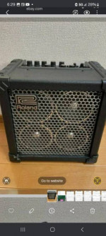 Roland microcube battery power bass amplifier. - $170