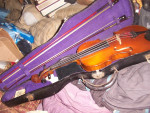 Vintage Nicholas Bertholini French violin w/ 2 bows