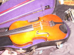 Vintage Nicholas Bertholini French violin w/ 2 bows