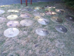 Lots of cymbals for sale: ride crash hi-hats. Zildjian Sabian Pearl...