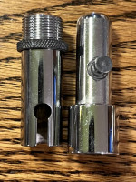 Vintage Quick Release Microphone Adapter (Chrome)