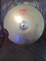 Repaired 20" Paiste 2002 Ride cymbal