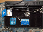 SKB PS-45 MODIFIED PEDAL BOARD WITH MIC STAND