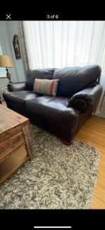 Leather Sofa & Chair Set / Couches - Set $150