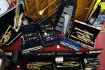 clarinet, flute, saxophone, trumpet, cornet, trombone