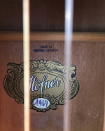 CLASSICAL GUITAR 1960'S HOFNER WITH BUILT IN PICKUP