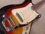 Vintage 1966 Vox Hurricane Guitar Made in Italy w/Gig Bag