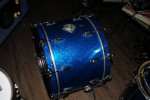 Vintage Ludwig Drum Set-1967-Blue Sparkle