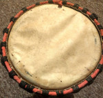 Hand Carved African Drum Ghana?