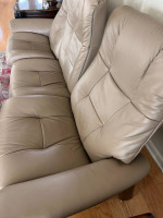 Norwegian design Stressless High back 3-seat leather Sofa