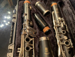Yamaha wooden clarinet YCL 450N intermediate level, like-new