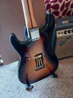 Fender Tex Mex with vintage Vibro Champ