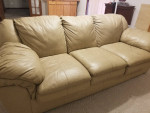 leather sofa