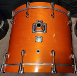 Monstrous Yamaha birch custom absolute nouveau 24x18 bass drum w bag