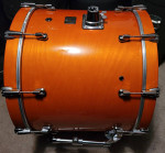 Monstrous Yamaha birch custom absolute nouveau 24x18 bass drum w bag
