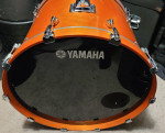 Monstrous Yamaha birch custom absolute nouveau 24x18 bass drum w bag
