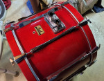 Exclnt condition vintage Pearl BLX 24x16 bass drum birch