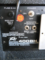 PEAVEY MIXER AMP XR-600B 6-CHANNEL VINTAGE PA AMPLIFIER