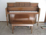 Reduced--Yamaha Upright Piano with Matched Bench