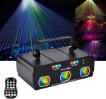 DJ Lights Motorized Sound Activated Remote 15 Mode