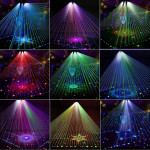 DJ Lights Motorized Sound Activated Remote 15 Mode