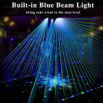 DJ Lights Motorized Sound Activated Remote 15 Mode