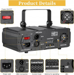 DJ Lights Motorized Sound Activated Remote 15 Mode