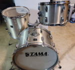 Rare vintage Tama 1970s imperialstar 3 piece drumset rerings