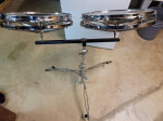 Rare vintage late 70s Remo 16" and 18" roto toms drums w stand